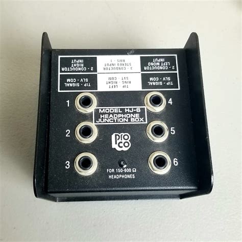 headphone junction box|hj6.